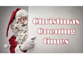 MHS Christmas Opening Hours 2024