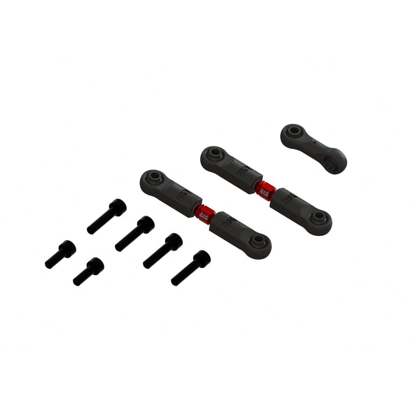 ARA340217 Aluminum Adjustable Steering Links Set B (2): GROM