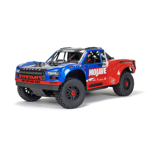 ARRMA 1/8 MOJAVE 4X4 4S BLX Desert Truck RTR, Blue