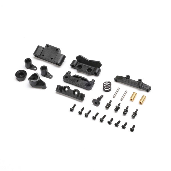 LOS-1761 Bulkhead, Pin Mounts, Steering Rack. Saver: Micro-B