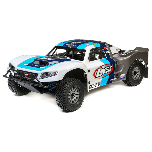 Losi 1/5 5IVE-T 2.0 V2 4X4 SCT Gas BND: Gray/Blue/White