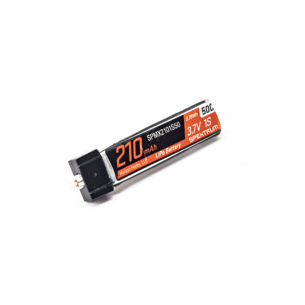 Spektrum 3.7V 210mAh 1S 50C LiPo Battery: JST PH 1.25 (Ultra Micro) Connector