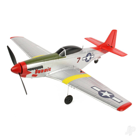 Top RC Mini P-51 (Red Tail) RTF – Mode 2 (450mm)