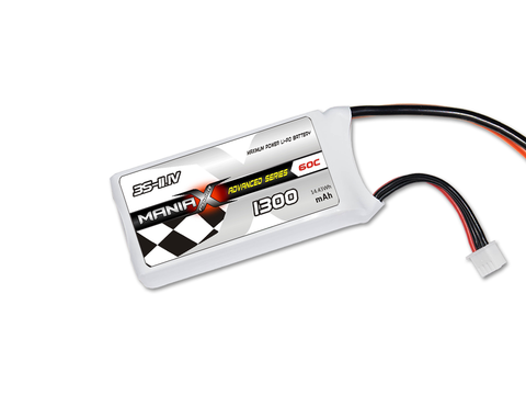 ManiaX 3S 1300mAh 60C 11.1V Lipo Battery