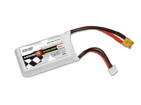 ManiaX 3S 850mAh 60C 11.1V Lipo Battery