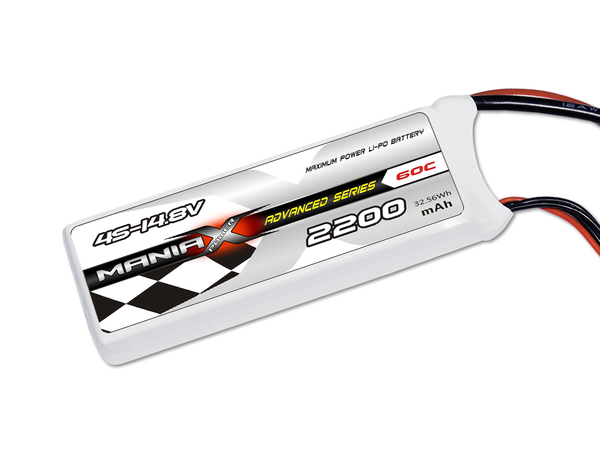 ManiaX 4S 2200mAh 60C 14.8V Lipo Battery