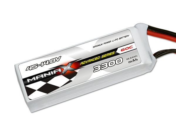 ManiaX 4S 3300mAh 60C 14.8V Lipo Battery