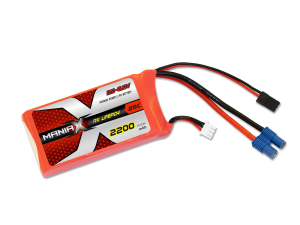 ManiaX 2200mAh 25C 6.6V Life Battery