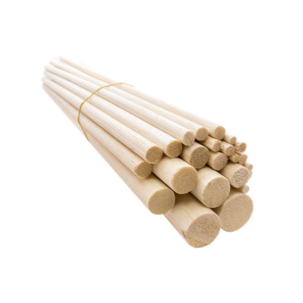 6mm (1/4in) 900mm Hardwood Dowel